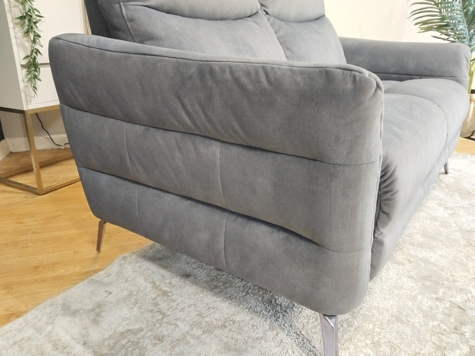 Sofology Renato Fabric 2 Seater in Dexter Charcoal