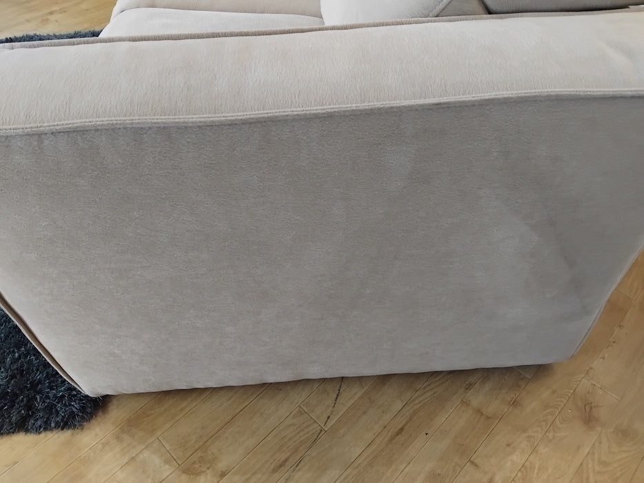 Sofology The Horizon Fabric 2 Seater in Textured Chenille Stone