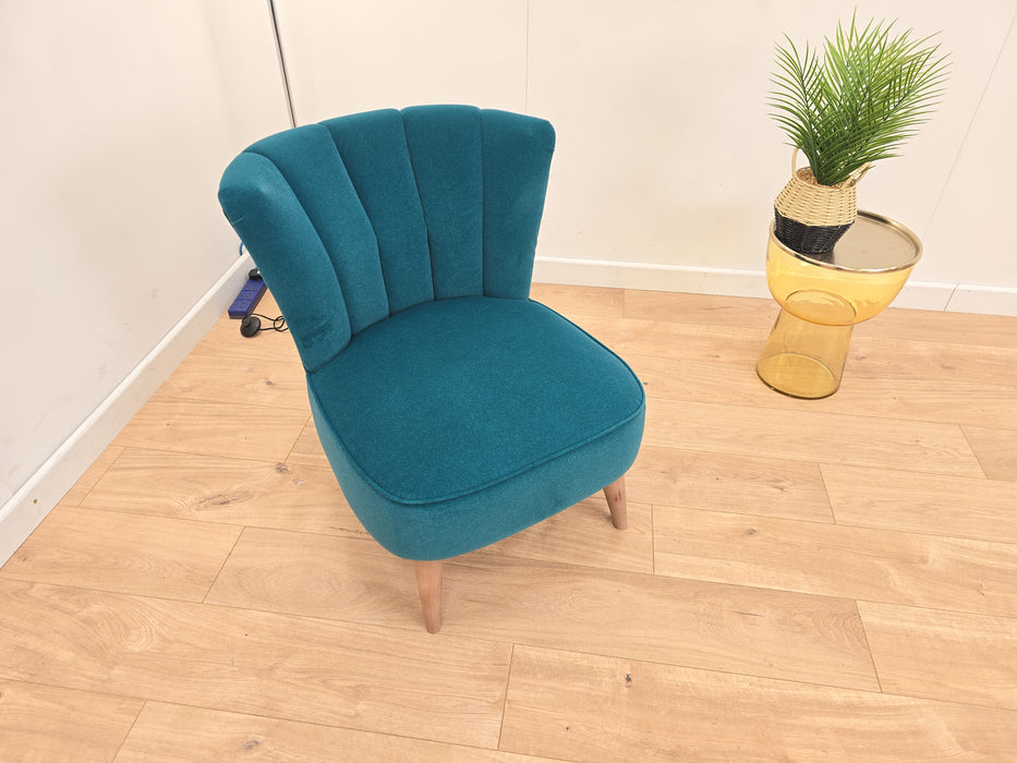 Finchley Accent Chair - Fabric - Nordic Teal All Over