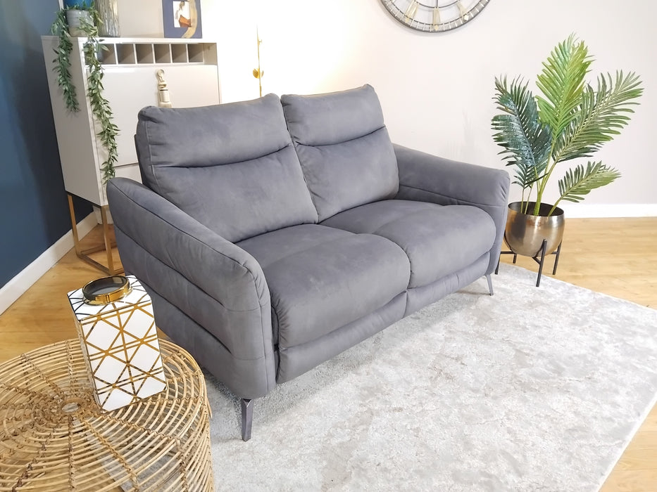 Sofology Renato Fabric 2 Seater in Dexter Charcoal