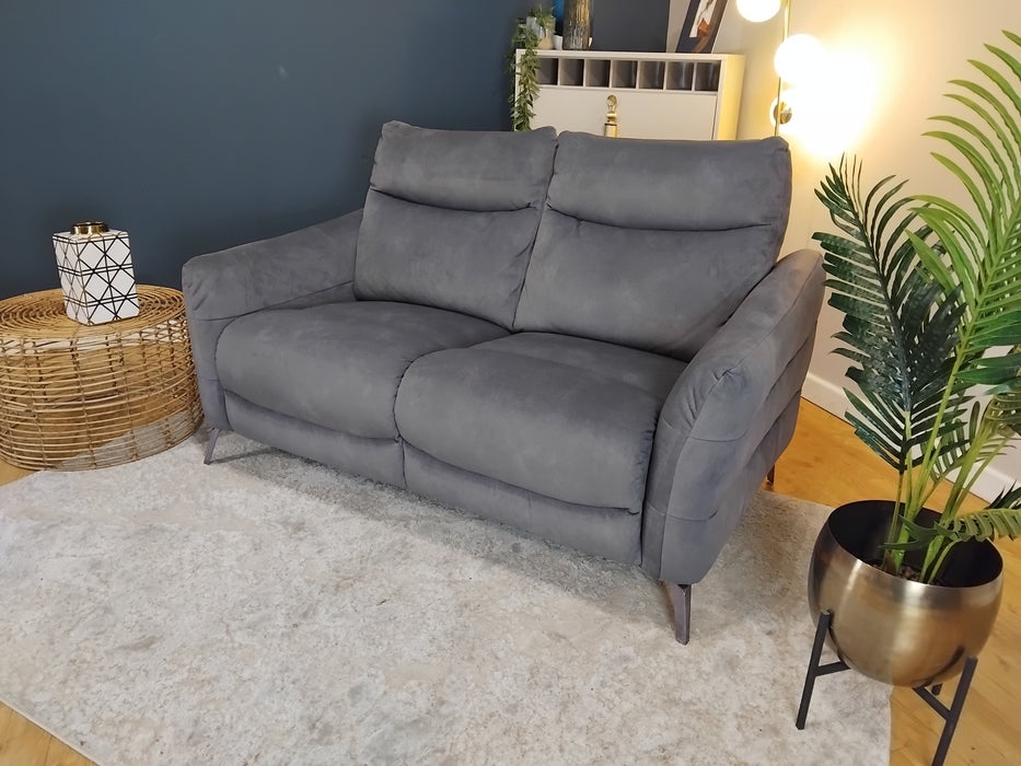Sofology Renato Fabric 2 Seater in Dexter Charcoal