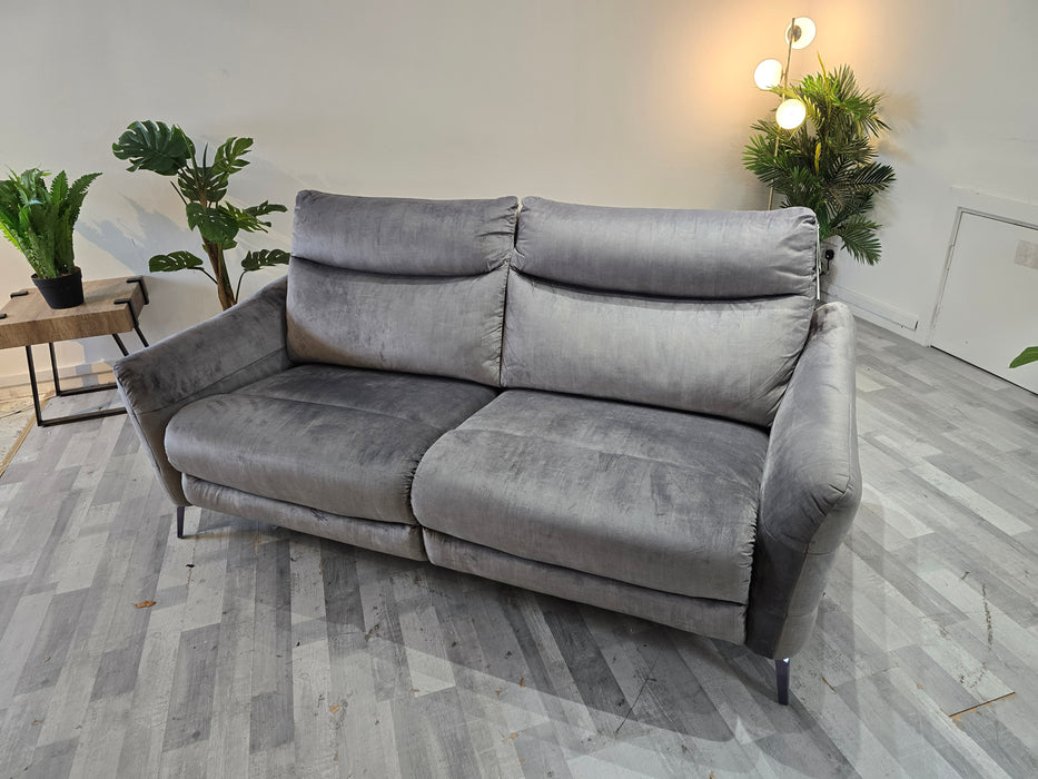 Renato 2.5 Seater - Heritage Velvet Steel