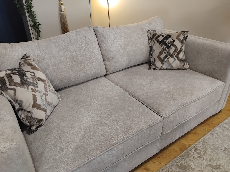 Sofology Titan Fabric 3 Seater Lifestyle Marbled Stone