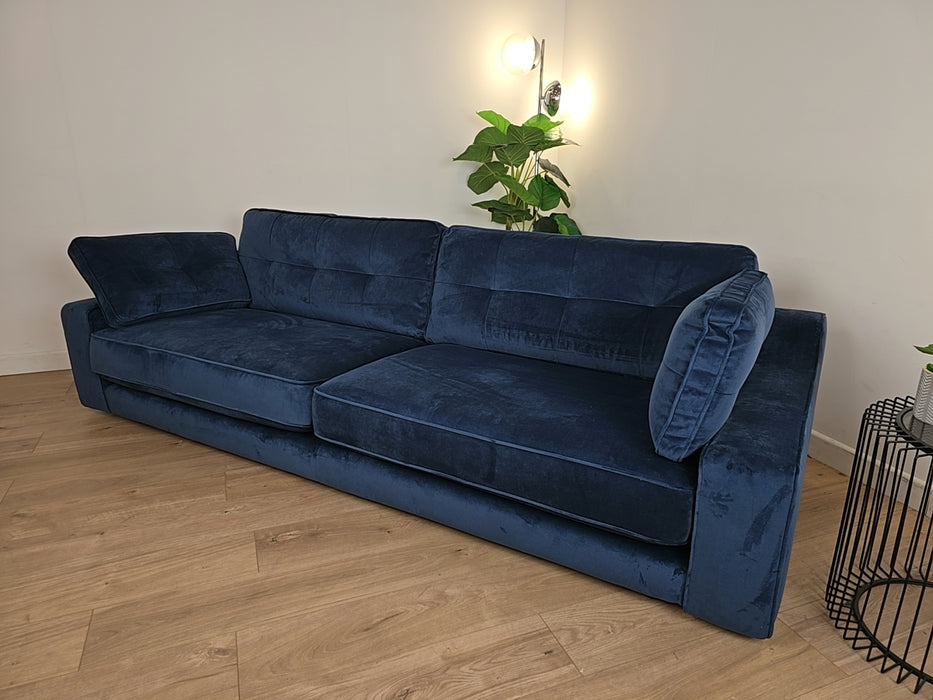 Kent 4 Seater - Fabric Sofa - Blue