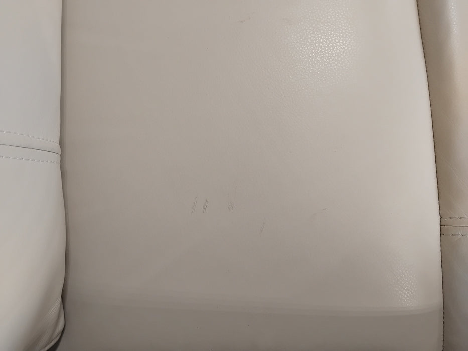 Sofology Gracie Leather 3 Seater in Trusty Sheen Bone China