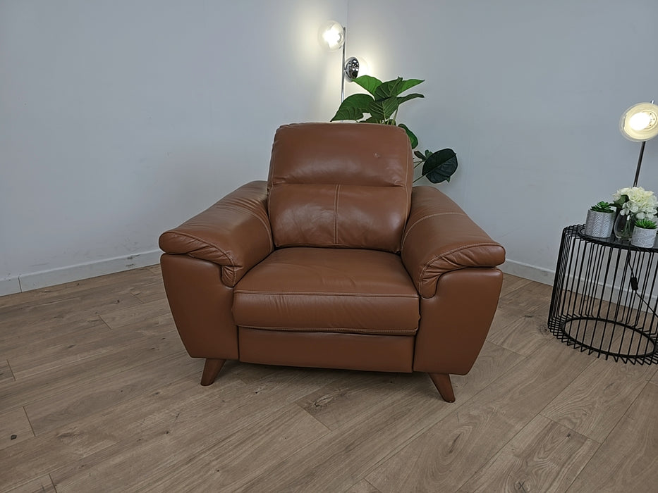 Capri Power Reclining Chair - Brandy