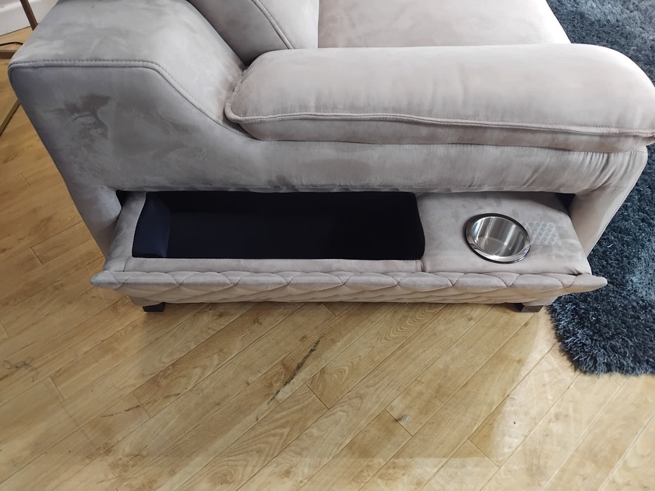 Sofology Benz Fabric 2 Seater in Lifestyle Plush Nutmeg