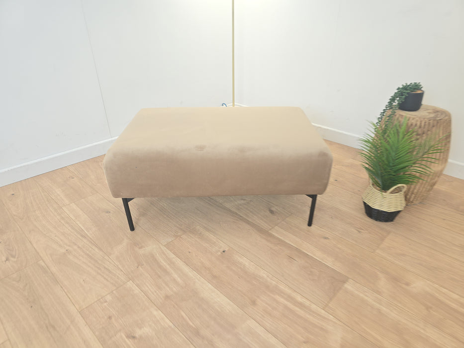 Marvel Footstool  - Fabric - Mink