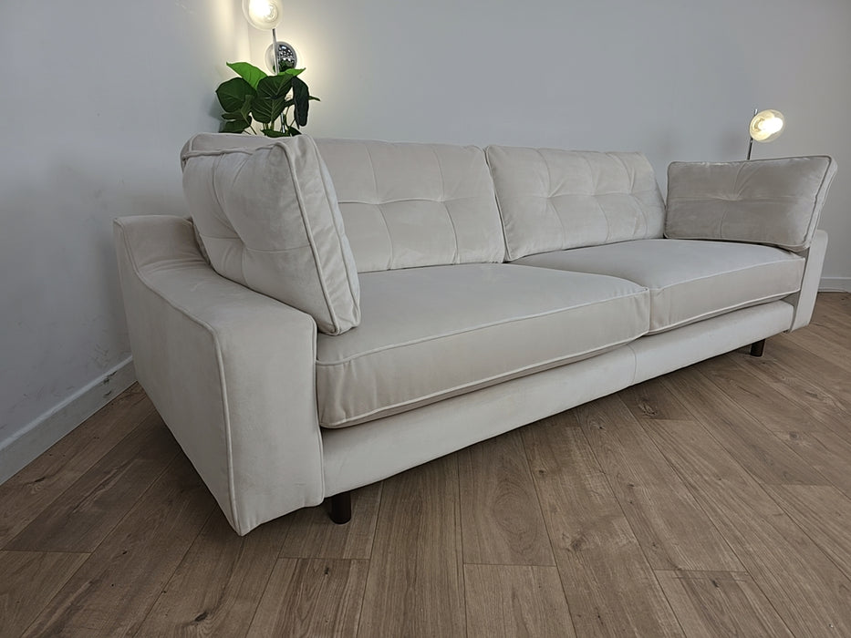 Kent 4 Seater - Fabric Sofa- Ivory