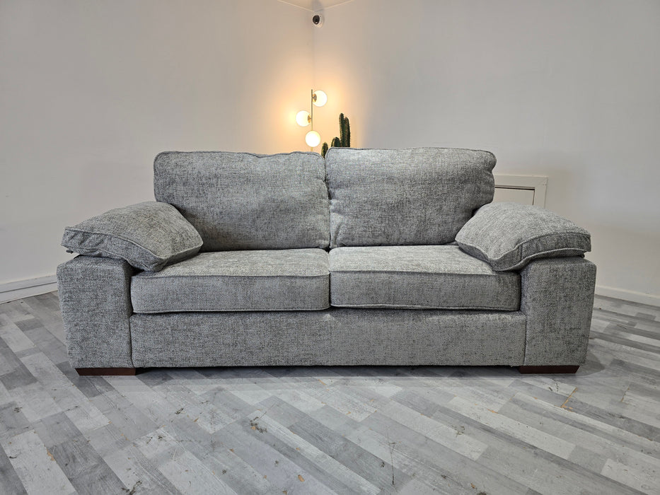 Collingdale 3 Seater - Fabric Sofa - Milo Pewter