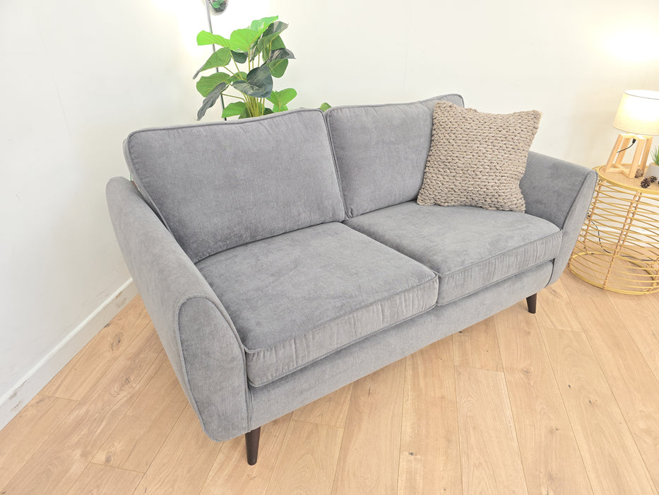 Zinc 3 Seater Sofa - Fabric - Grey