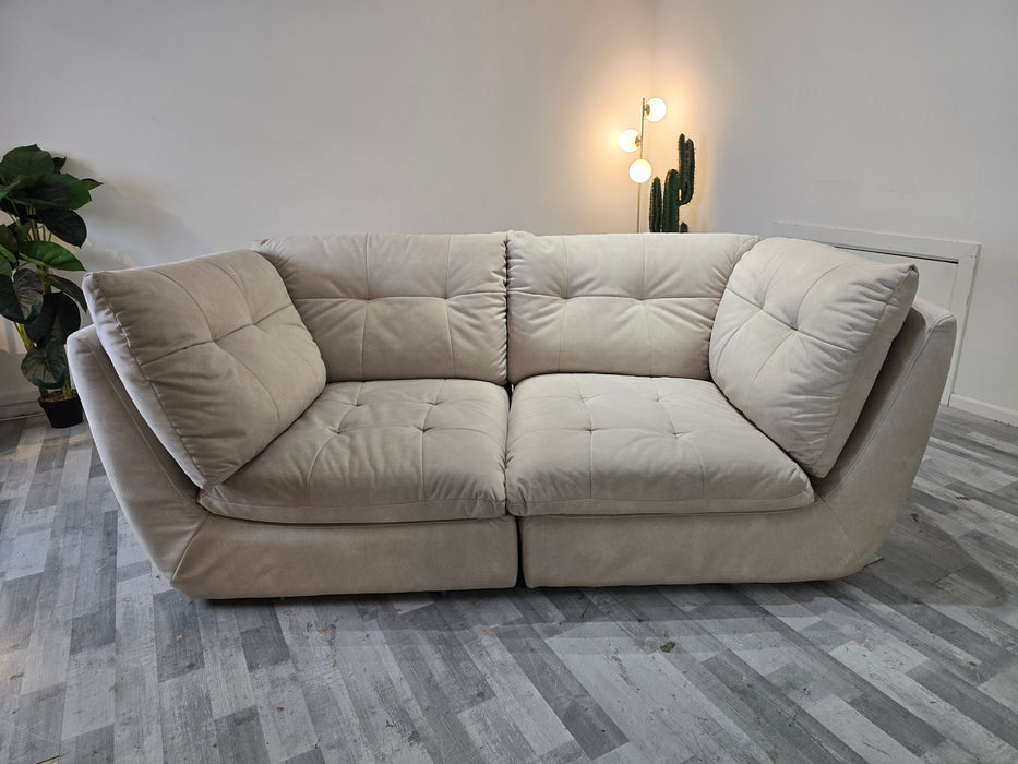 The Cocoon 3 seater - Lifestyle Flecked Fabric Ivory