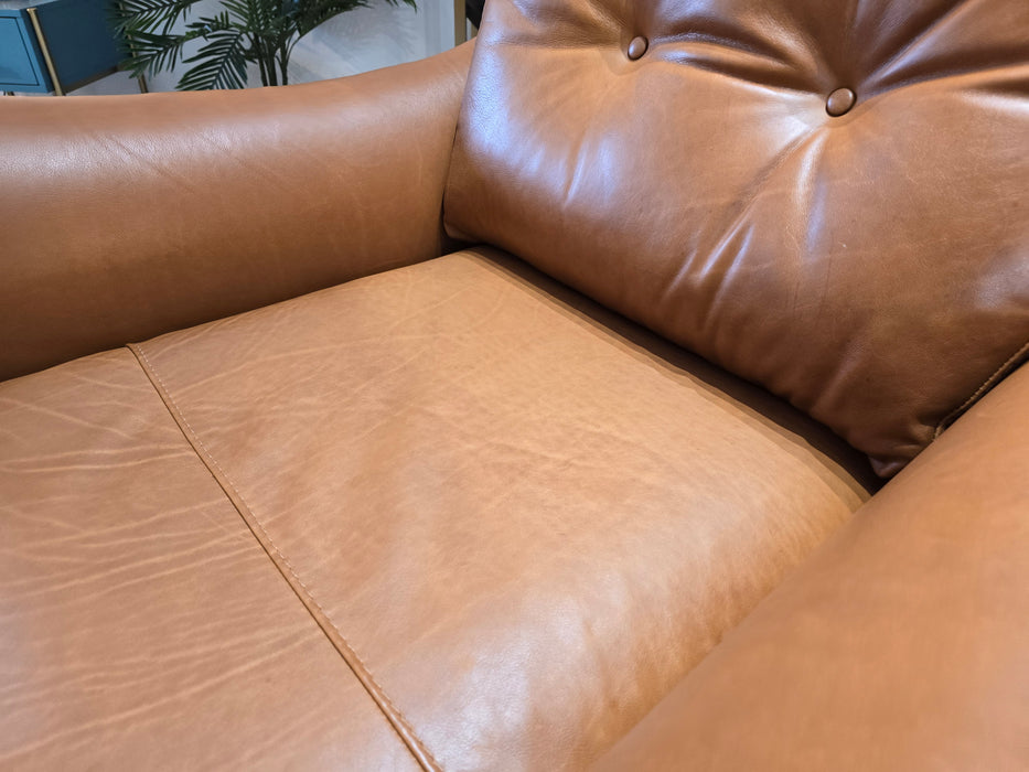 Cordelia 1 seater - Leather Chair -Indiana Tan