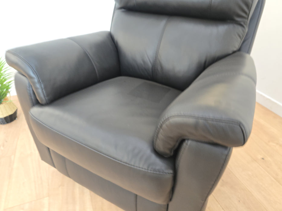 Lucy Chair - Leather - Black