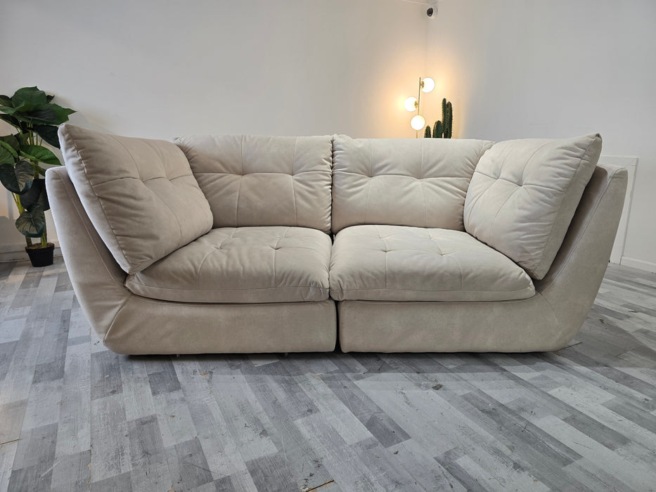 The Cocoon 3 seater - Lifestyle Flecked Fabric Ivory