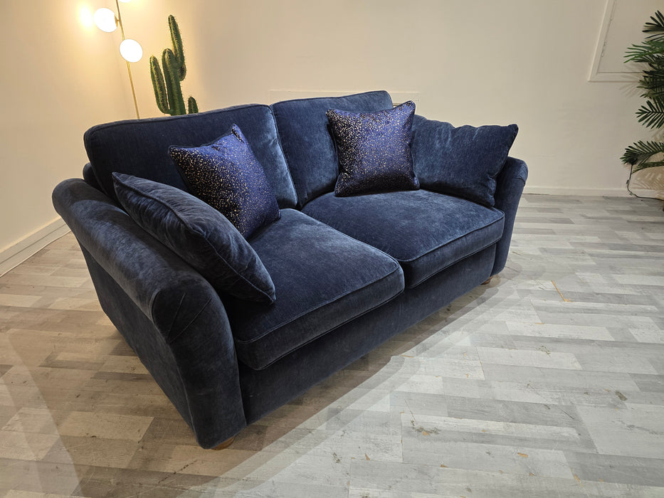 Notting Hill 2 Seater - Fabric  - Ellie Navy/Bianca Navy Mix