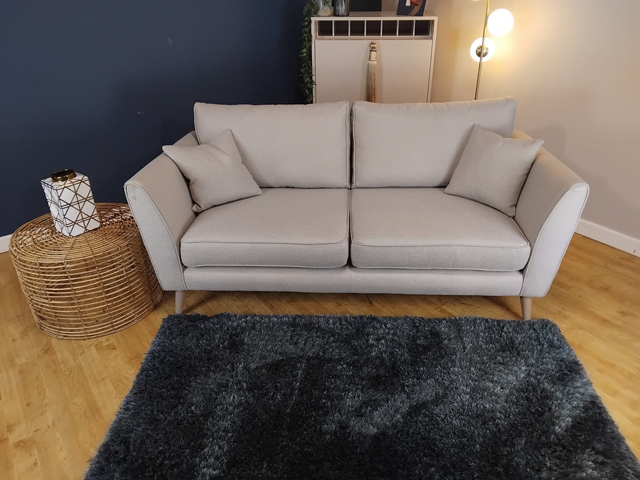 Sofology Keswick Fabric 3 Seater in Bentley Taupe