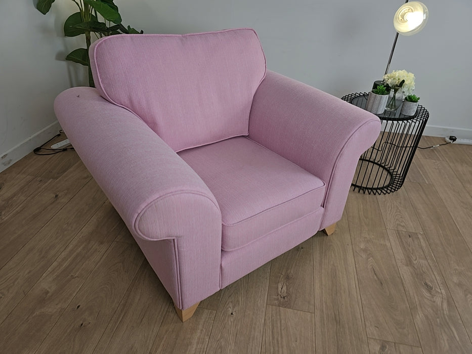 Angelica - Fabric Chair - Pink