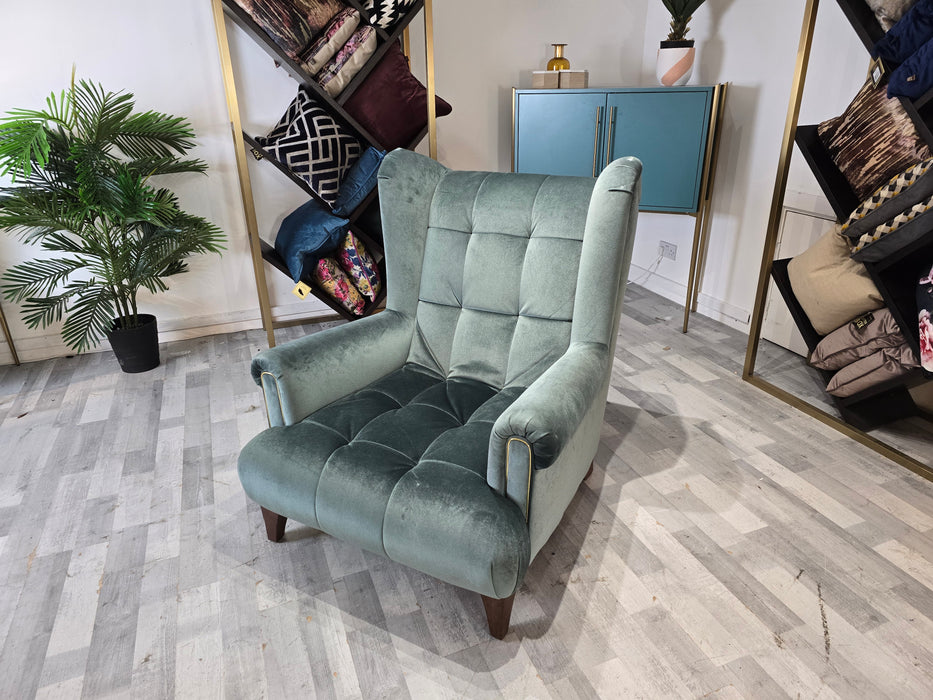 Midsummer 1 Seat - Fabric Accent Chair - Teal