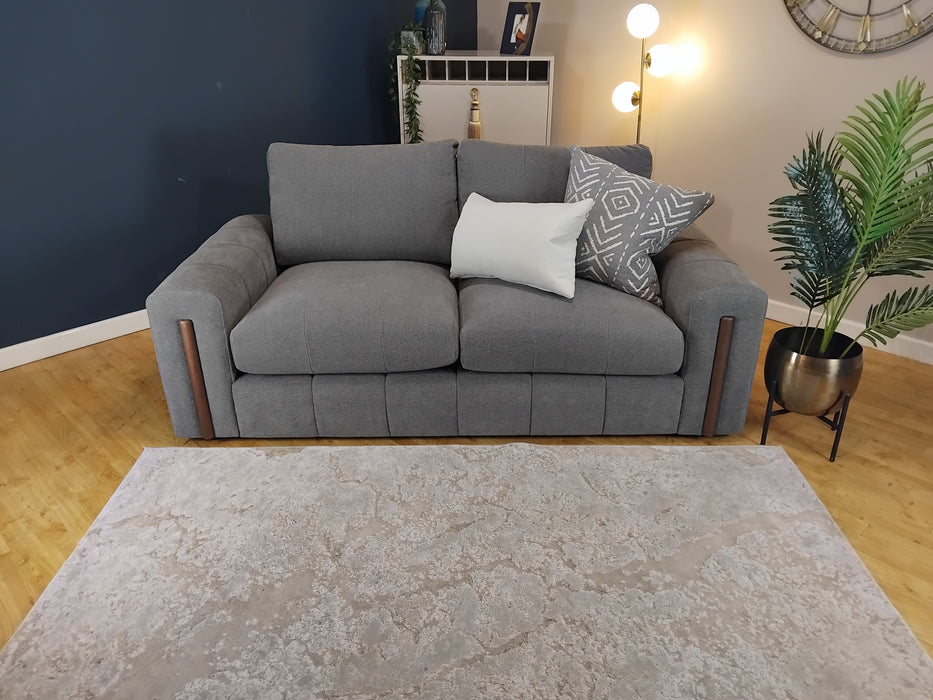 Sofology Soho Fabric 3 Seater in Micro Boucle Truffle/Truffle Mix