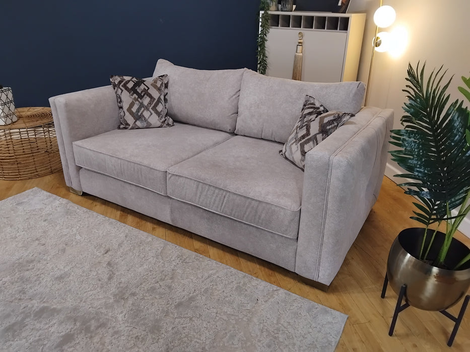 Sofology Titan Fabric 3 Seater Lifestyle Marbled Stone