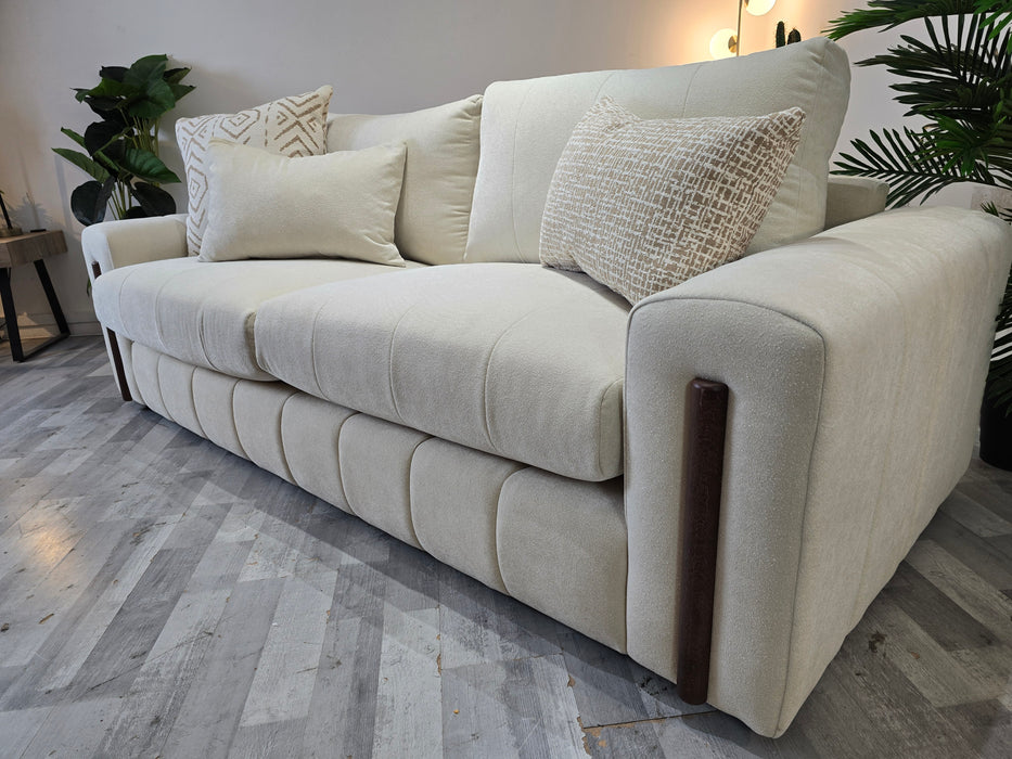 Soho 4 Seater - Micro Boucle Mink/Natural Mix