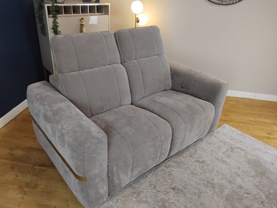 Sofology Lumiere Fabric 2 Seater in Relaxed Chenille Nutmeg