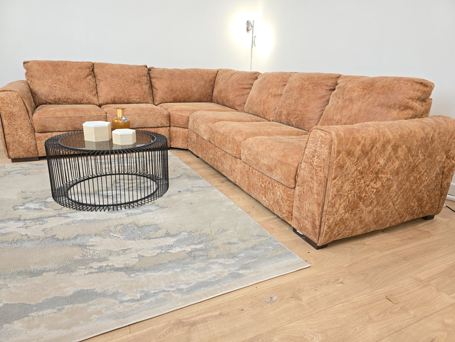 Mazzini - Leather Sofa - Utah Tan