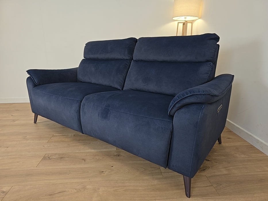 The Arlo 2.5 Seater -Fabric - Dexter Navy Pow Rec