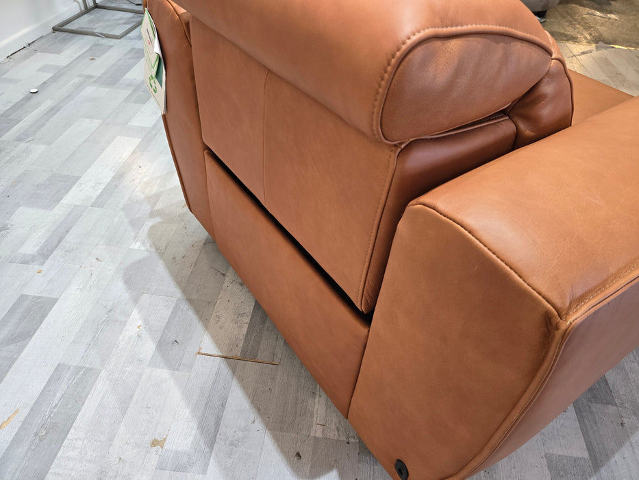 Bohemia - Leather Power Reclining Chair - Kansas Tan