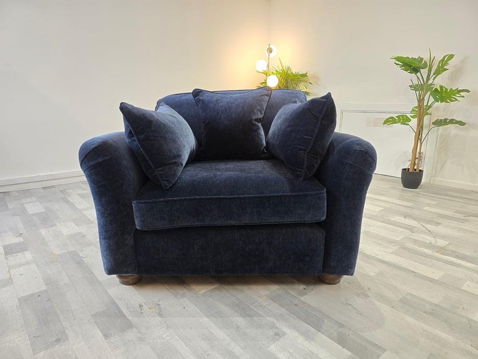 Notting Hill 1.5 Chair -  Navy/Bianca Navy Mix