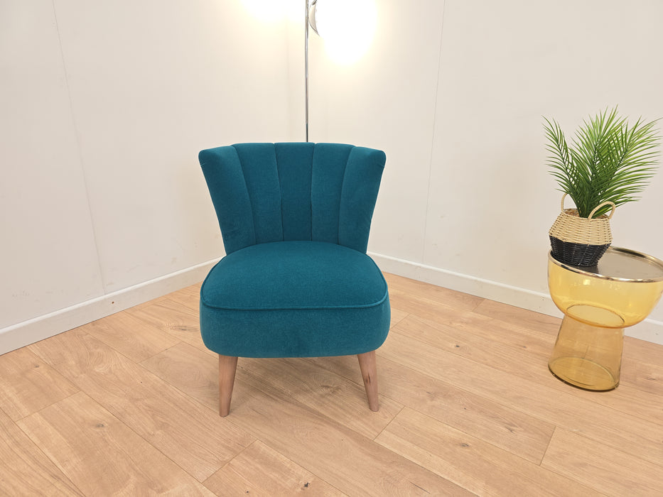 Finchley Accent Chair - Fabric - Nordic Teal All Over