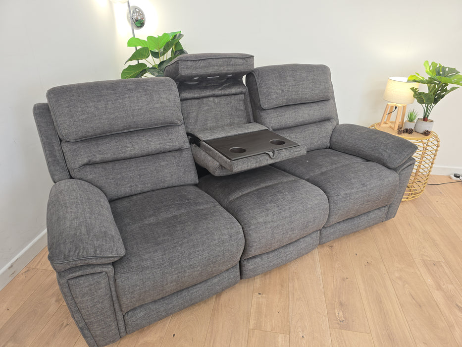 Lawson 3 Seater Sofa - Fabric - Grey