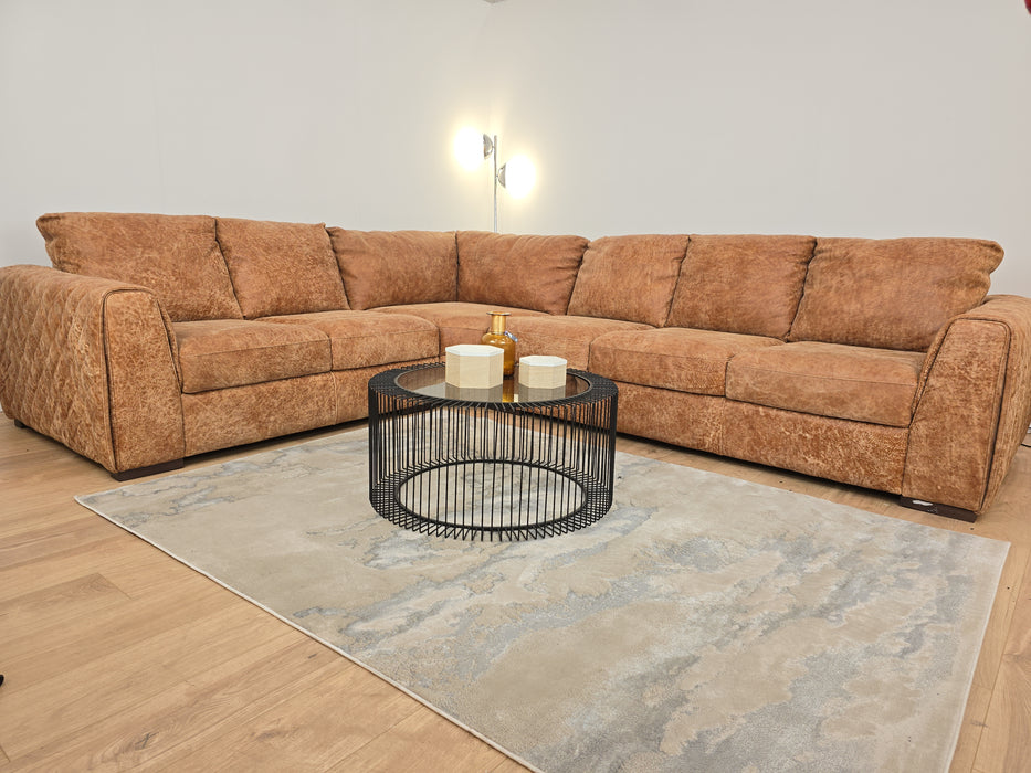 Mazzini - Leather Sofa - Utah Tan