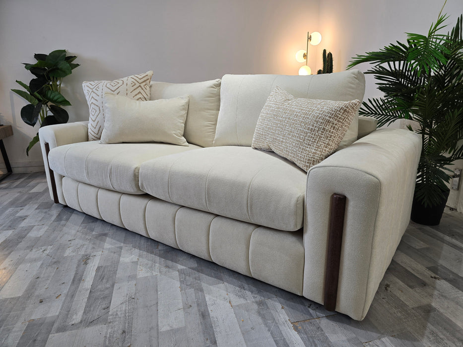 Soho 4 Seater - Micro Boucle Mink/Natural Mix