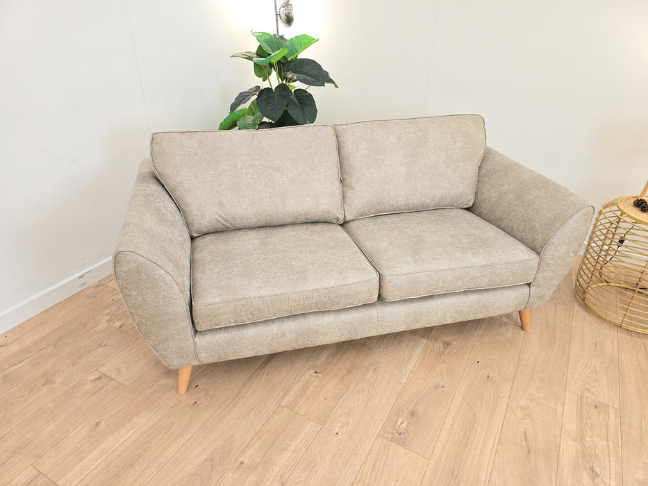 Chico 3 Seater Sofa  - Fabric  - Stone