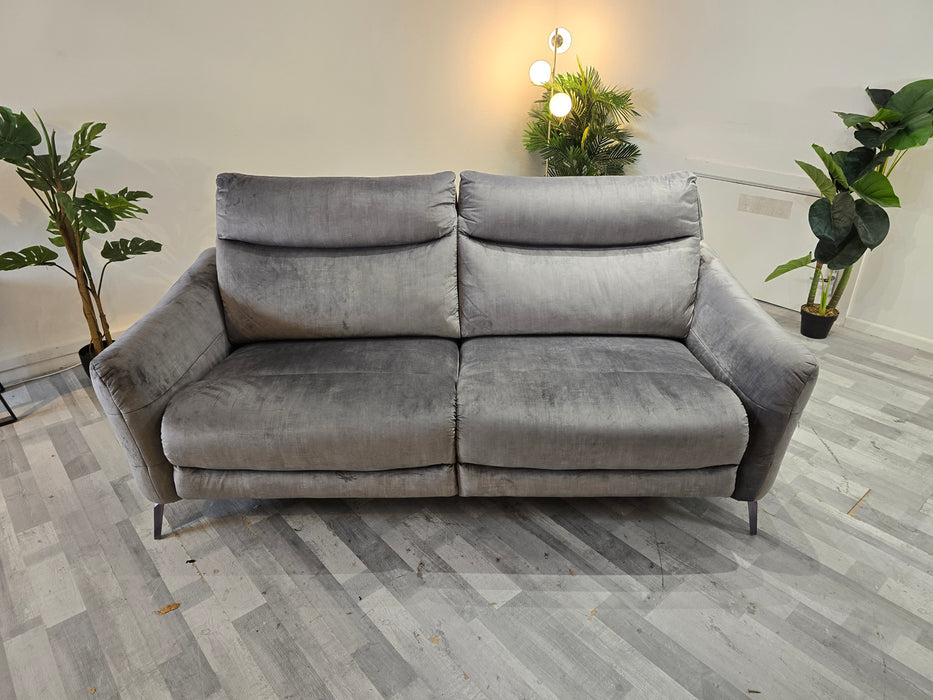 Renato 2.5 Seater - Heritage Velvet Steel