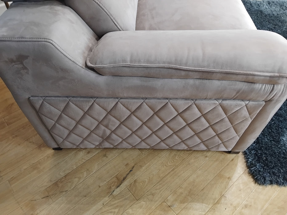 Sofology Benz Fabric 2 Seater in Lifestyle Plush Nutmeg