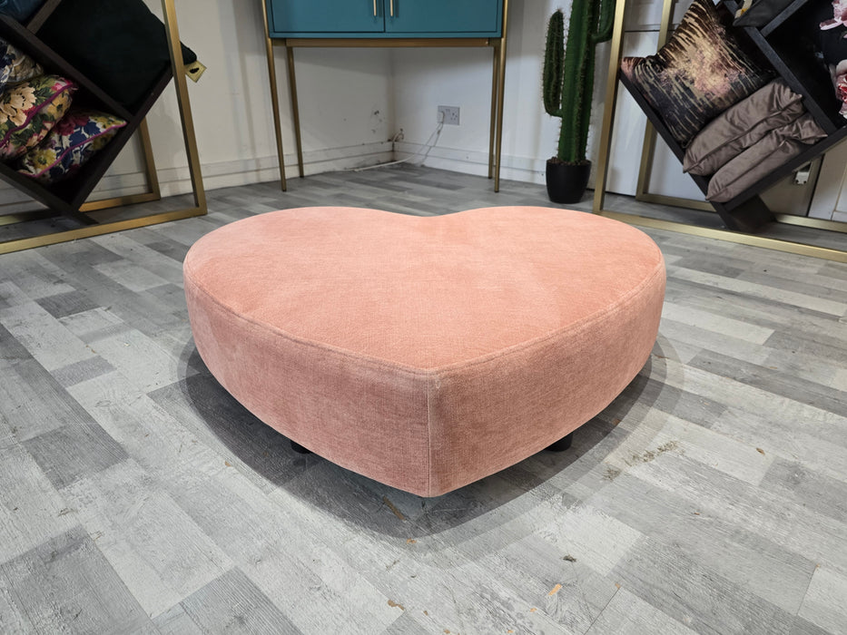 Gabrielle Designer Footstool -  Chamonix Blush All Over