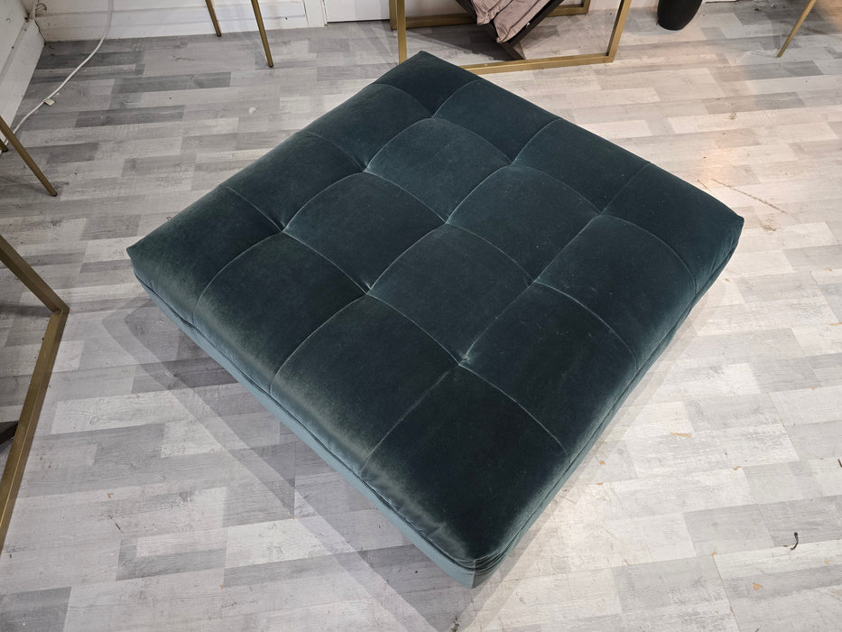 Weekend Large footstool - Biba Teal