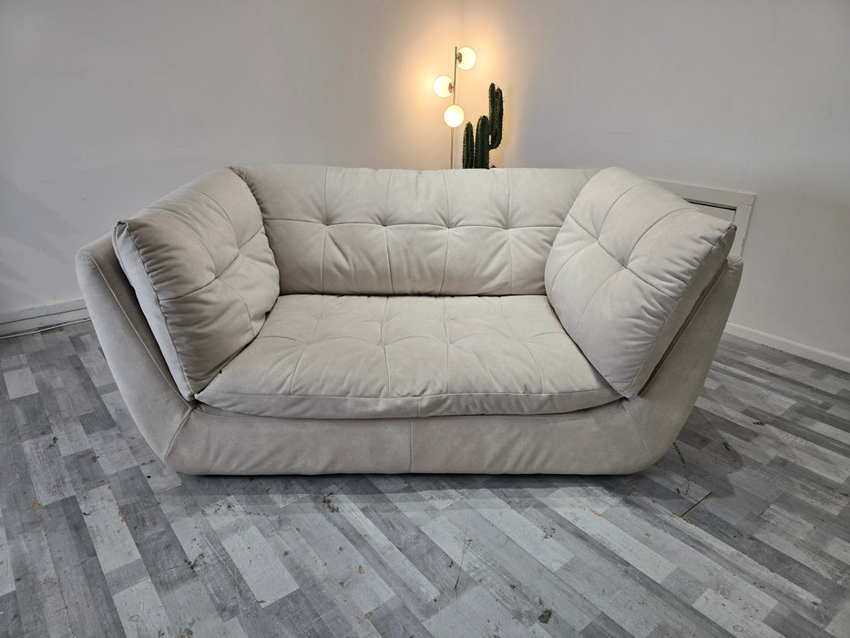 The Cocoon 2 Seater - Lifestyle Flecked Fabric Ivory