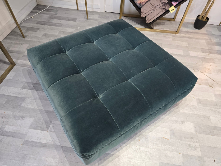 Weekend Large footstool - Biba Teal