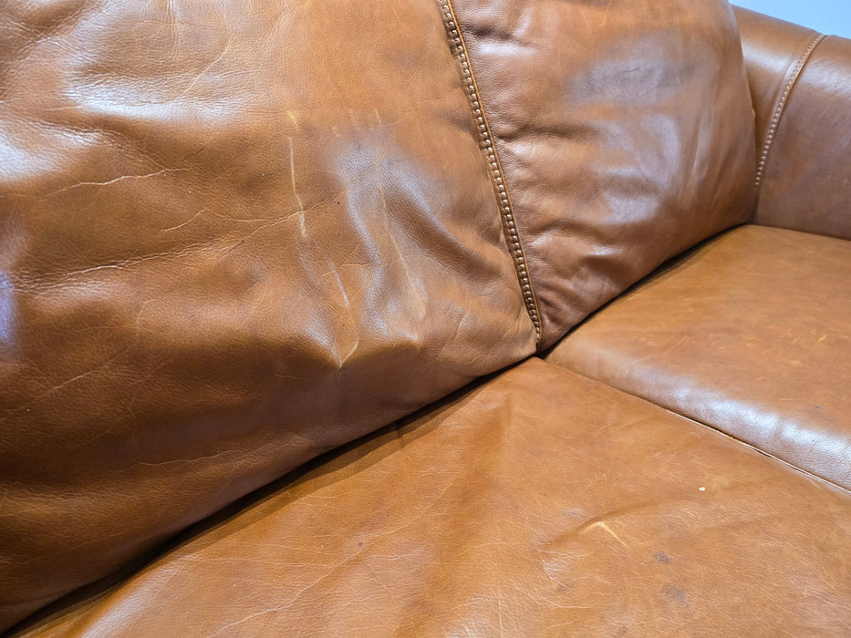 Galleria 2 Seater - Leather Sofa - Indiana Tan