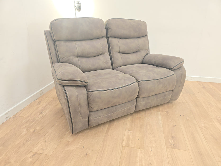 Noah 2 Seater Sofa  - Fabric - Grey Mix