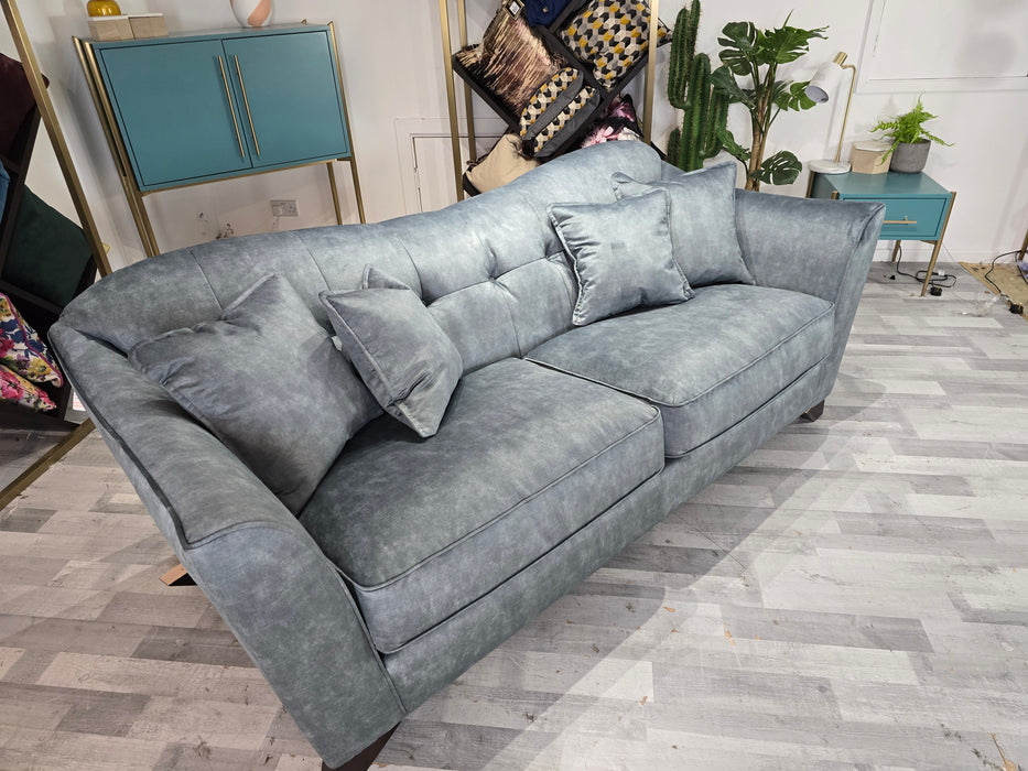 Bartelli 3 Seater - Fabric Sofa - Sublime Aqua All Over