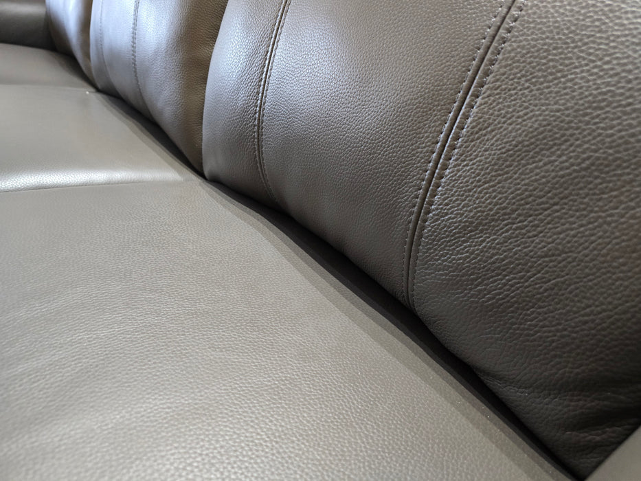 Gracie 3 Seater - Trusty Sheen Leather Storm