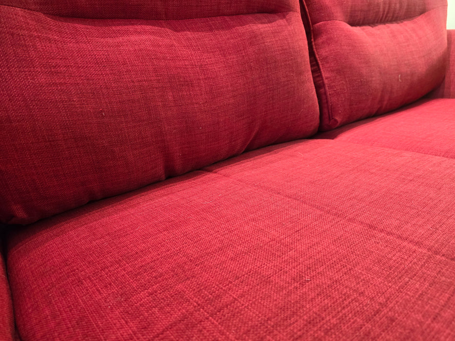 Hetty 2 Seater - Fabric Sofa - Linoso Red