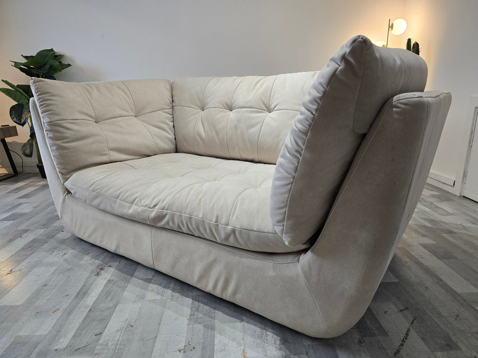 The Cocoon 2 Seater - Lifestyle Flecked Fabric Ivory