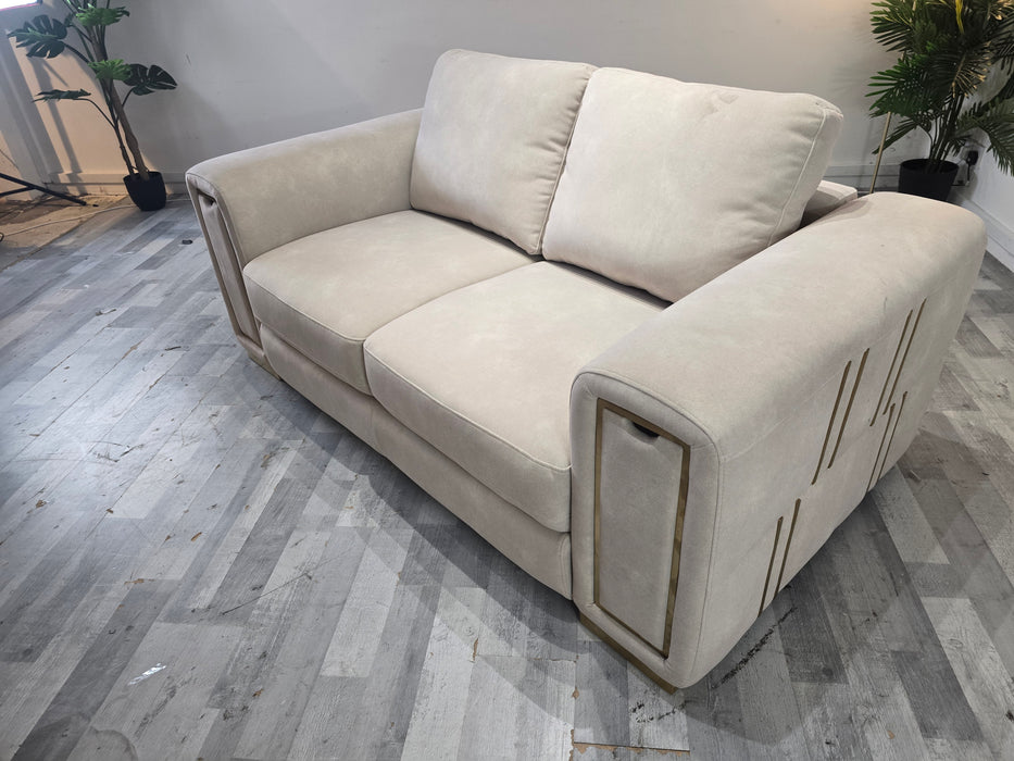 Elixir 2 Seater - Lifestyle Flecked Fabric Ivory