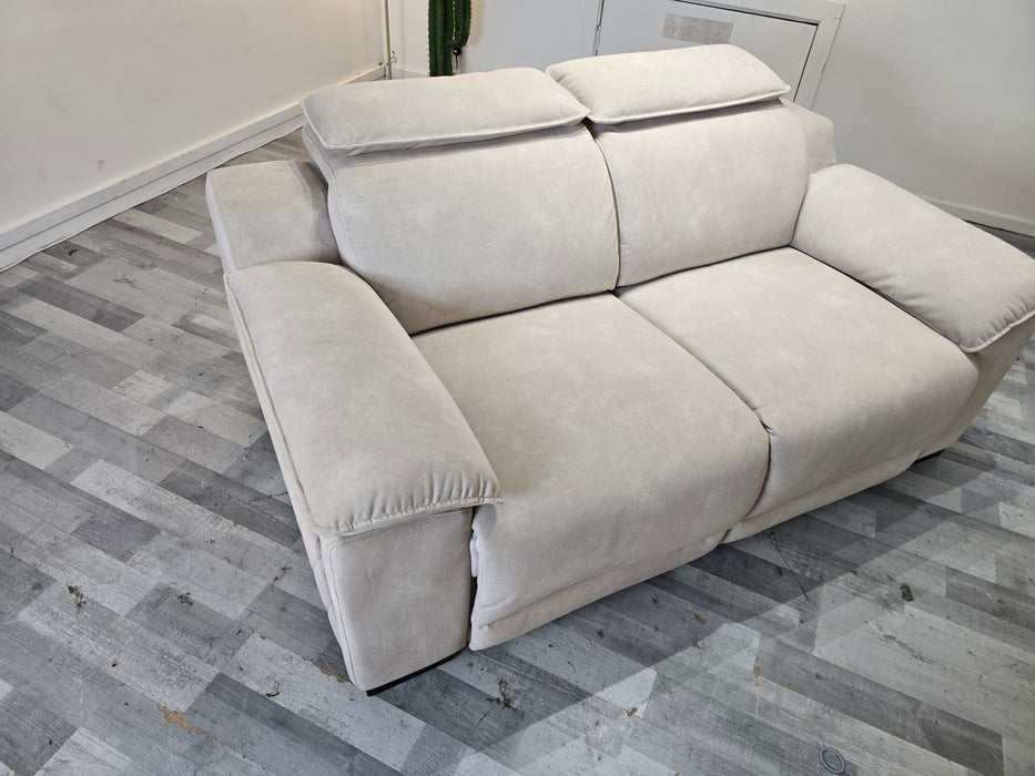 Benz 2 Seater - Lifestyle Flecked Fabric Ivory